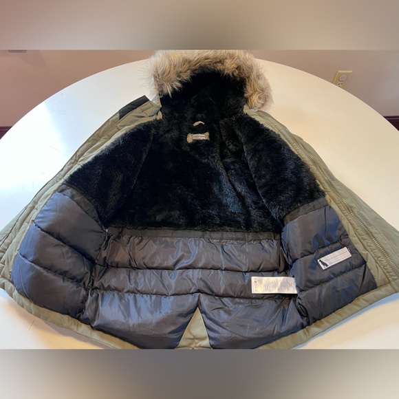 Kids Eddie Bauer Down Parka, sz 5/6 - Picture 2 of 4